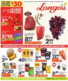 Longo's catalogue in Saint-Cyprien QC | Discounts and promotions | 2025-10-30T00:00:00.000Z - 2025-11-05T00:00:00.000Z