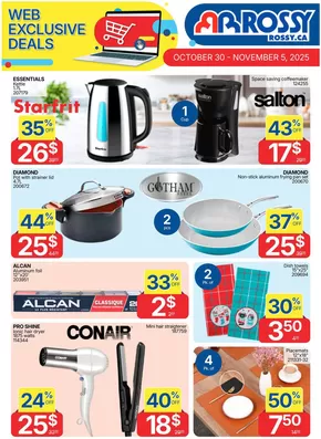 Rossy catalogue in Winnipeg | Great discounts on selected products | 2025-10-30T00:00:00.000Z - 2025-11-05T00:00:00.000Z