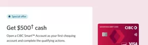 CIBC catalogue in Hamilton | Get $500† cash | 2025-10-29T00:00:00.000Z - 2025-11-12T00:00:00.000Z