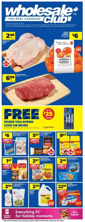 Wholesale Club Weekly ad