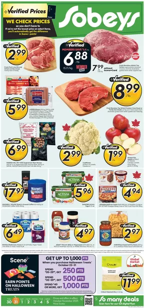 Sobeys catalogue in Edmonton | Top offers for smart savers | 2025-10-30T00:00:00.000Z - 2025-11-05T00:00:00.000Z