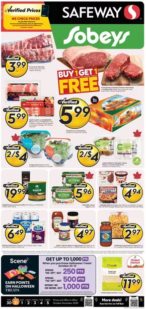 Sobeys catalogue in Edmonton | Exclusive deals for our customers | 2025-10-30T00:00:00.000Z - 2025-11-05T00:00:00.000Z