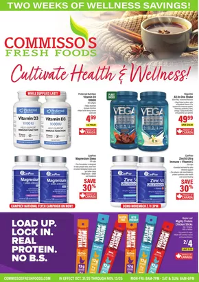 Commisso's Fresh Foods catalogue in Windsor (Ontario) | Two weeks of wellness savings! | 2025-10-31T00:00:00.000Z - 2025-11-13T00:00:00.000Z