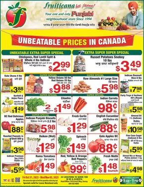 Fruiticana catalogue in Creston BC | Fruiticana flyer | 2025-10-31T00:00:00.000Z - 2025-11-05T00:00:00.000Z