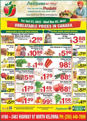 Fruiticana catalogue in Kitchener | Great discounts on selected products | 2025-10-31T00:00:00.000Z - 2025-11-05T00:00:00.000Z