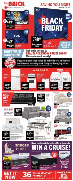 The Brick catalogue in Prévost | Weekly Flyer | 2025-11-03T00:00:00.000Z - 2025-11-20T00:00:00.000Z