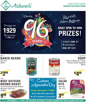 Askews Foods catalogue in Prévost | Everything you need | 2025-11-03T00:00:00.000Z - 2025-11-08T00:00:00.000Z