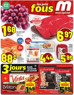 Metro weekly flyer Quebec
