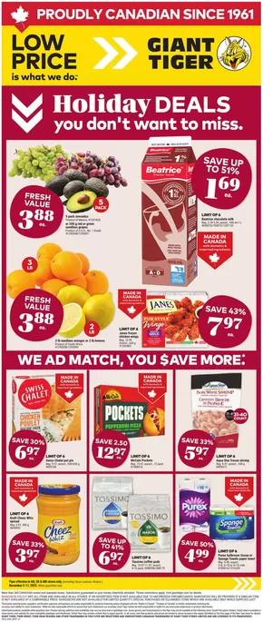 Giant Tiger catalogue in Drayton ON | Exclusive deals and bargains | 2025-11-05T00:00:00.000Z - 2025-11-11T00:00:00.000Z