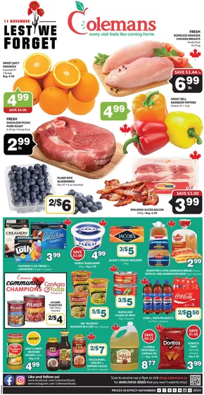 Coleman's catalogue in Saint-Joseph-de-Sorel | Our best bargains | 2025-11-06T00:00:00.000Z - 2025-11-12T00:00:00.000Z