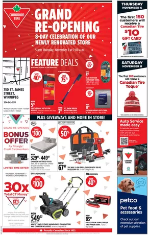 Canadian Tire catalogue in Drayton ON | Wide range of offers | 2025-11-06T00:00:00.000Z - 2025-11-13T00:00:00.000Z