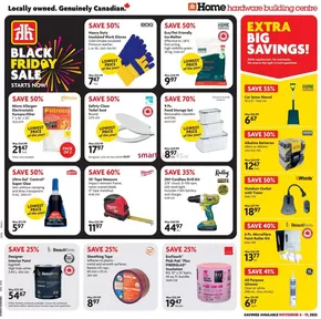 Home Hardware catalogue in Leduc | Great discounts on selected products | 2025-11-06T00:00:00.000Z - 2025-11-19T00:00:00.000Z