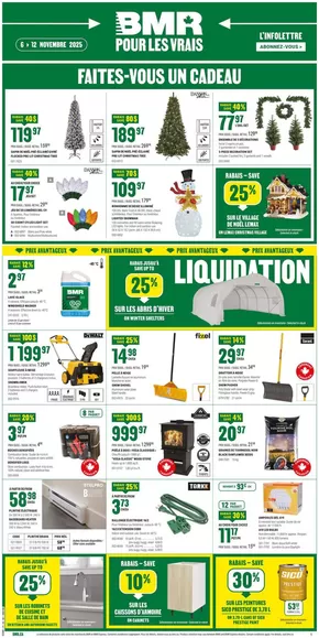 BMR catalogue in Mercier | Offers for bargain hunters | 2025-11-06T00:00:00.000Z - 2025-11-12T00:00:00.000Z