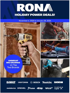RONA catalogue in Cornwall | RONA Weekly ad | 2025-11-06T00:00:00.000Z - 2026-01-28T00:00:00.000Z