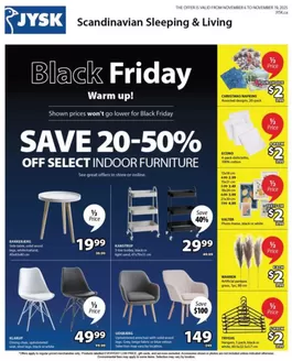 JYSK catalogue in Lethbridge | This week's offer Flyer | 2025-11-06T00:00:00.000Z - 2025-11-19T00:00:00.000Z