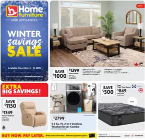 Home Furniture catalogue in Markham | Winter savings sale | 2025-11-06T00:00:00.000Z - 2025-11-16T00:00:00.000Z