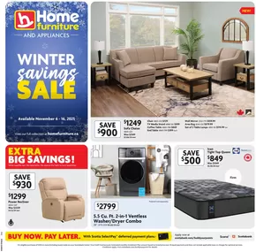 Home Furniture catalogue in Markham | Home Furniture (ON) Flyer November 6 to 16 | 2025-11-06T00:00:00.000Z - 2025-11-16T00:00:00.000Z