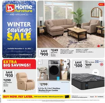 Home Furniture catalogue in Lethbridge | Home Furniture (ON) Flyer November 6 to 16 | 2025-11-06T00:00:00.000Z - 2025-11-16T00:00:00.000Z