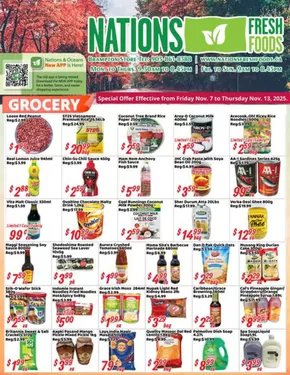 Oceans Fresh Food Market catalogue | Nov 7–13 at Nations Fresh Foods, Brampton | 2025-11-07T00:00:00.000Z - 2025-11-13T00:00:00.000Z