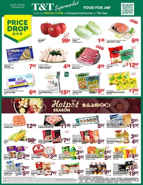 T&T Supermarket catalogue in Barkmere | Top deals and discounts | 2025-11-07T00:00:00.000Z - 2025-11-13T00:00:00.000Z