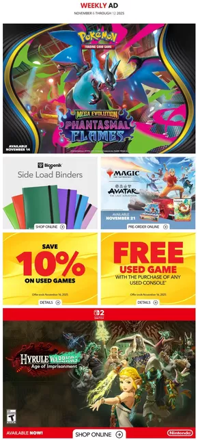 Game Stop catalogue in Surrey | Game Stop Weekly ad | 2025-11-06T00:00:00.000Z - 2025-11-12T00:00:00.000Z
