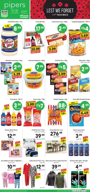 Pipers catalogue in Vancouver | Flyer Pipers | 2025-11-06T00:00:00.000Z - 2025-11-12T00:00:00.000Z
