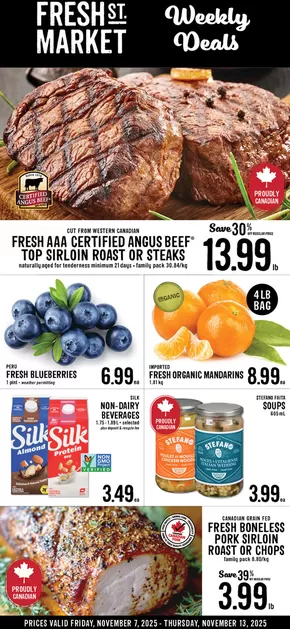Fresh St Market catalogue in Toronto | Weekly Deals | 2025-11-07T00:00:00.000Z - 2025-11-13T00:00:00.000Z