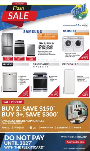 Trail Appliances catalogue in Surrey | Flash sale  | 2025-11-07T00:00:00.000Z - 2025-11-09T00:00:00.000Z