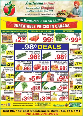Fruiticana catalogue in Kelowna | Our best offers for you | 2025-11-07T00:00:00.000Z - 2025-11-13T00:00:00.000Z