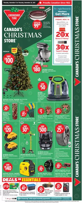Canadian Tire catalogue in Victoriaville | Great discounts on selected products | 2025-11-13T00:00:00.000Z - 2025-11-20T00:00:00.000Z