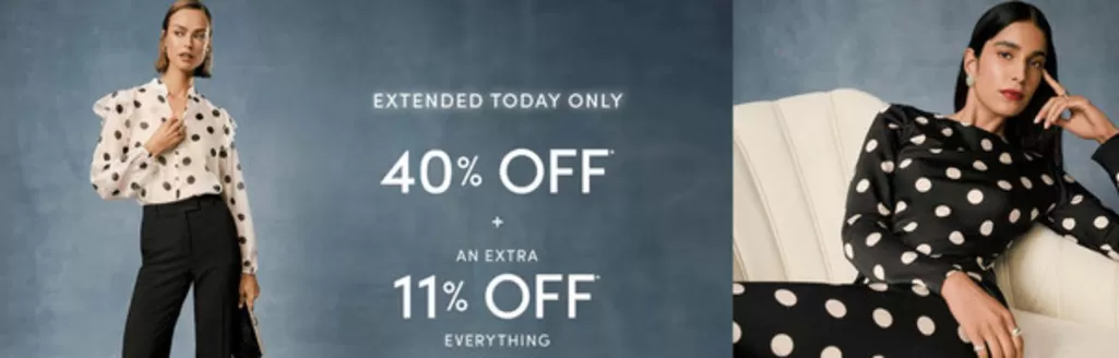 Ann Taylor catalogue in Toronto | 40 % off  | 2025-11-12T00:00:00.000Z - 2025-11-12T00:00:00.000Z