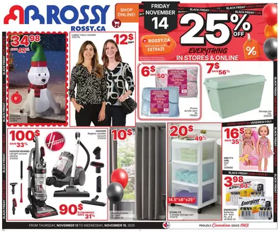 Rossy catalogue in Fredericton | Great offer for bargain hunters | 2025-11-13T00:00:00.000Z - 2025-11-19T00:00:00.000Z