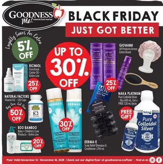 Goodness Me catalogue in St. Catharines | Black friday just got better  | 2025-11-14T00:00:00.000Z - 2025-11-18T00:00:00.000Z