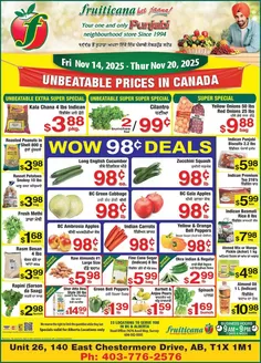 Fruiticana catalogue in Gatineau | Great offer for bargain hunters | 2025-11-14T00:00:00.000Z - 2025-11-20T00:00:00.000Z