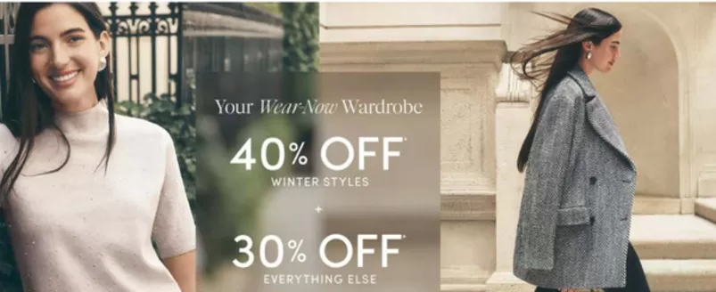 Ann Taylor catalogue in Ottawa | 40% off  | 2025-11-18T00:00:00.000Z - 2025-12-02T00:00:00.000Z