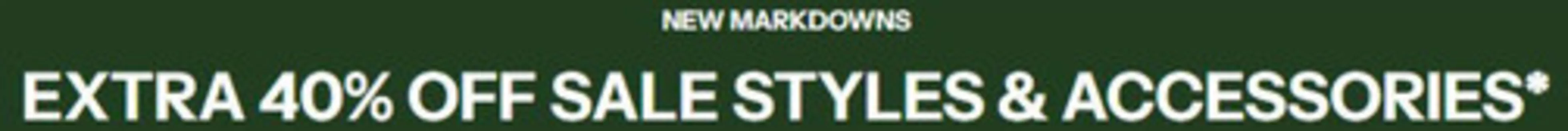 Club Monaco catalogue in Gatineau | Extra 40 %  | 2025-11-18T00:00:00.000Z - 2025-12-02T00:00:00.000Z
