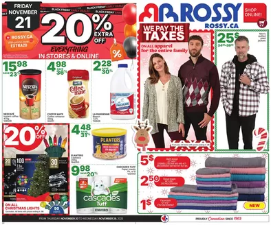 Rossy catalogue in Toronto | Current bargains and offers | 2025-11-20T00:00:00.000Z - 2025-11-26T00:00:00.000Z