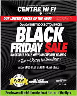 Centre Hi-Fi catalogue | Our best offers for you | 2025-11-20T00:00:00.000Z - 2025-11-27T00:00:00.000Z