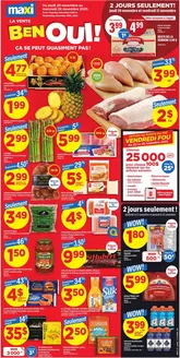 Maxi catalogue in Ottawa | La vente benou!! | 2025-11-20T00:00:00.000Z - 2025-11-26T00:00:00.000Z