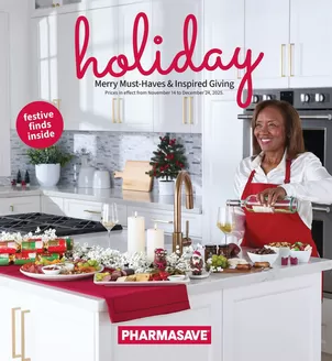 Pharmasave catalogue in Edmonton | Great offer for all customers | 2025-11-14T00:00:00.000Z - 2025-12-24T00:00:00.000Z