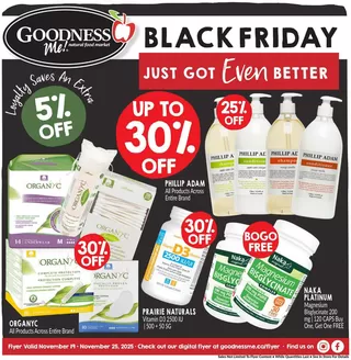 Goodness Me catalogue in St. John's | Black friday  | 2025-11-21T00:00:00.000Z - 2025-11-25T00:00:00.000Z