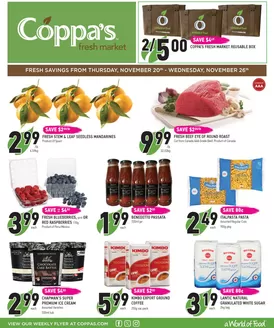 Coppa's catalogue in St. John's | Weekly flyer  | 2025-11-21T00:00:00.000Z - 2025-11-26T00:00:00.000Z