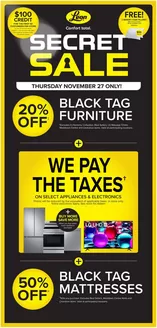 Leon's catalogue in Moncton | Great offer for bargain hunters | 2025-11-27T00:00:00.000Z - 2025-11-27T00:00:00.000Z