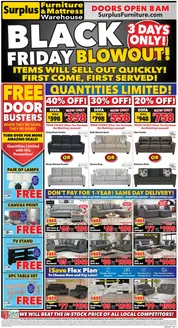 Surplus Furniture catalogue in Montreal | Black friday  | 2025-11-25T00:00:00.000Z - 2025-11-30T00:00:00.000Z
