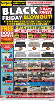 Surplus Furniture catalogue in Montreal | Black friday ! | 2025-11-25T00:00:00.000Z - 2025-11-30T00:00:00.000Z