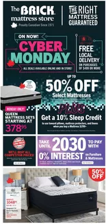 The Brick catalogue in Saint John | Brick Mattress Store | 2025-11-30T00:00:00.000Z - 2025-12-01T00:00:00.000Z