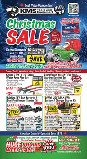 KMS Tools catalogue in South Bruce Peninsula | KMS Tools Front Cover - Christmas Sale | 2025-12-01T00:00:00.000Z - 2025-12-31T00:00:00.000Z