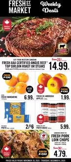 Fresh St Market catalogue in Mississauga | Weekly deals  | 2025-12-02T00:00:00.000Z - 2025-12-04T00:00:00.000Z