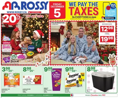 Rossy catalogue in Mississippi Mills | Great offer for all customers | 2025-12-04T00:00:00.000Z - 2025-12-10T00:00:00.000Z