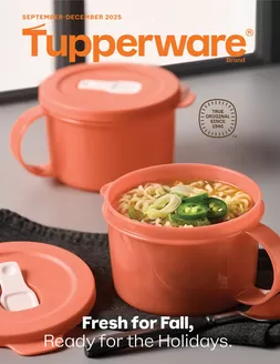 Tupperware catalogue in Laval | Fall 2025 Catalog | 2025-12-09T00:00:00.000Z - 2025-12-31T00:00:00.000Z